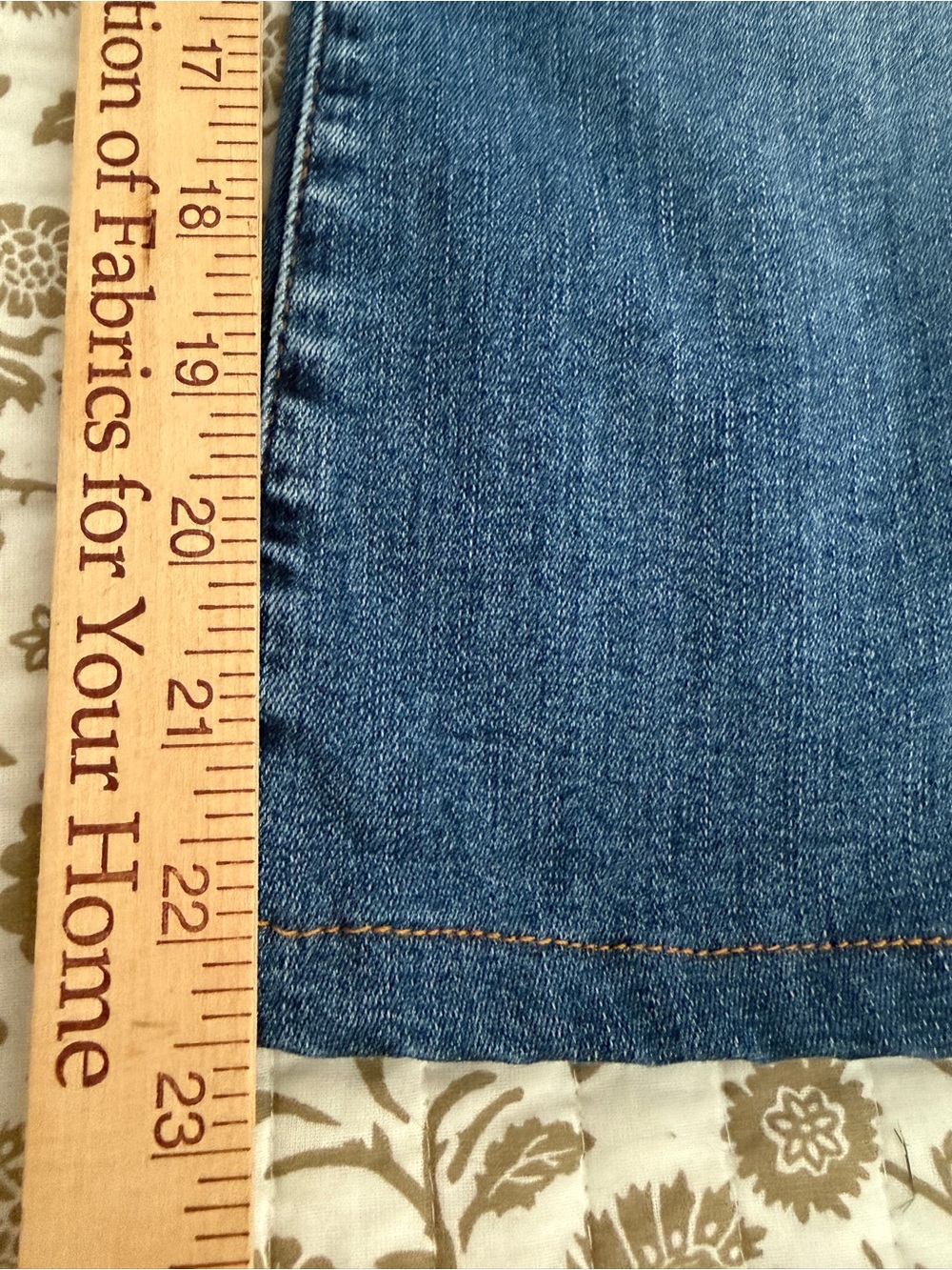 FRAME Denim Le Crop Mini Boot Mermaid  Rinse Stretch Organic Cotton 28 SHORT - Picture 11 of 13